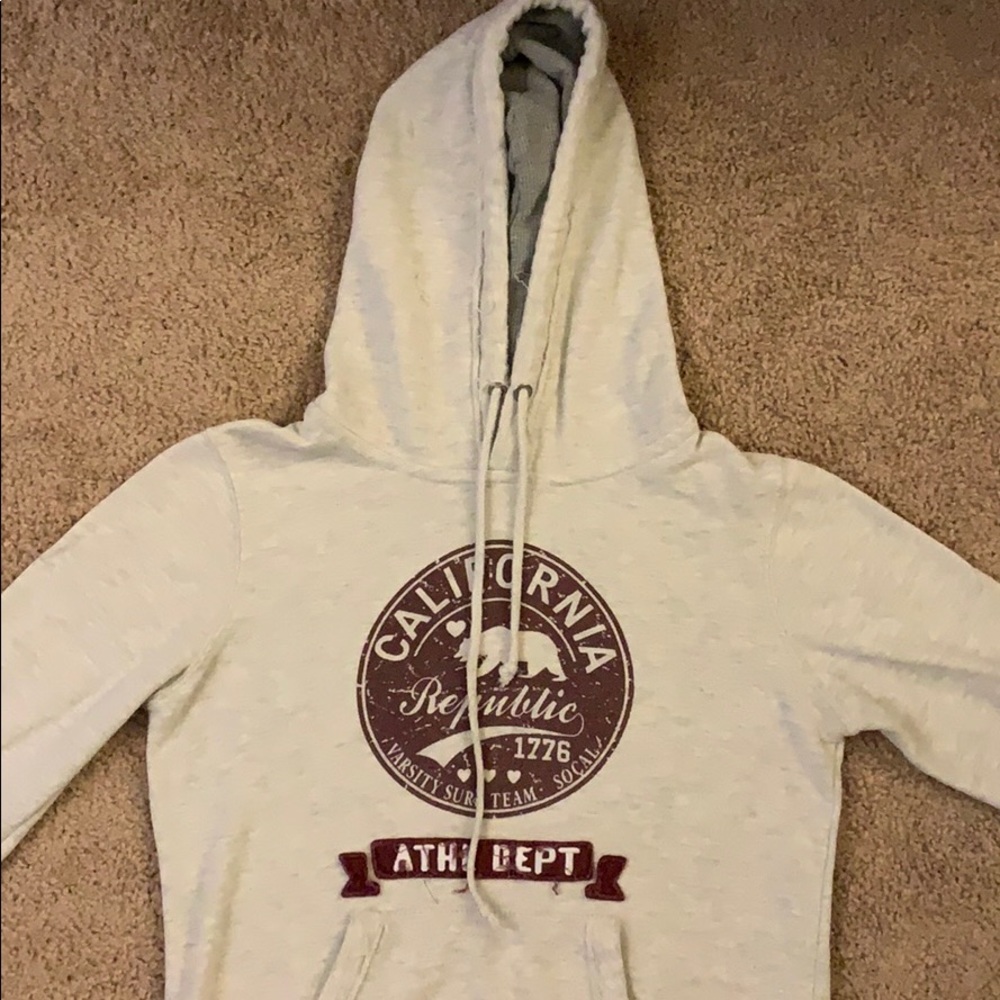 California Grey Hoodie
